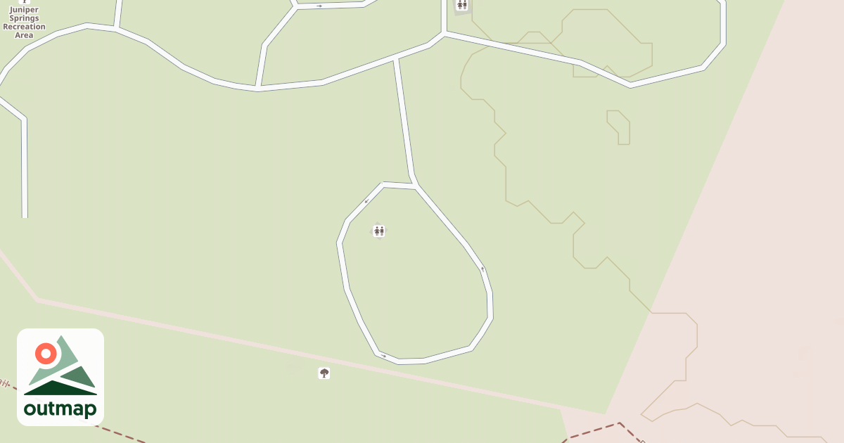 Map of JUNIPER-LOOP E(SAND PINE LOOP)