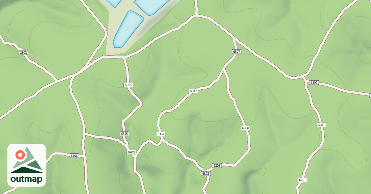 Map of USFS Motor Vehicle Use Map Trails 19961