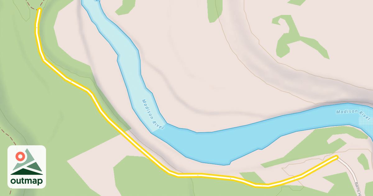 Map of Down River Loop