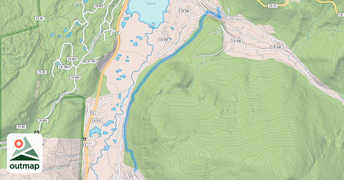 Map of Blue River Trail
