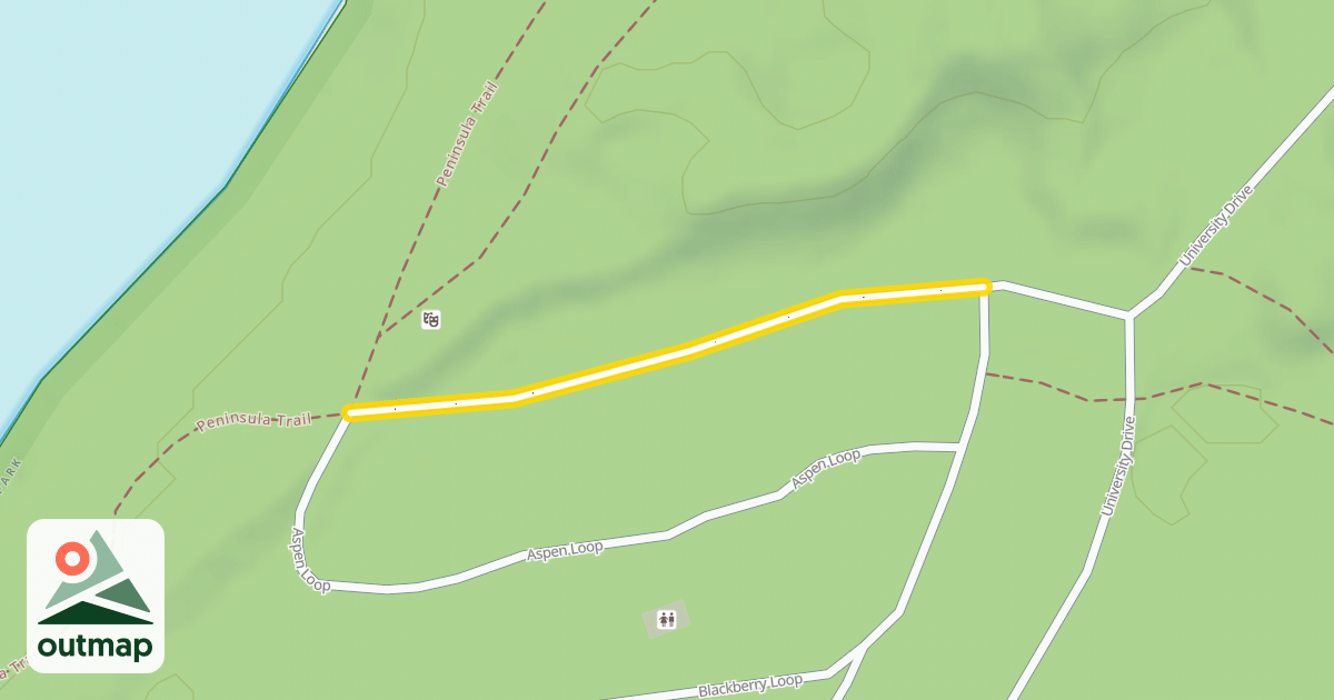 Map of Aspen Loop