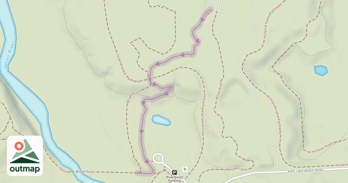 Map of Yellow Trail