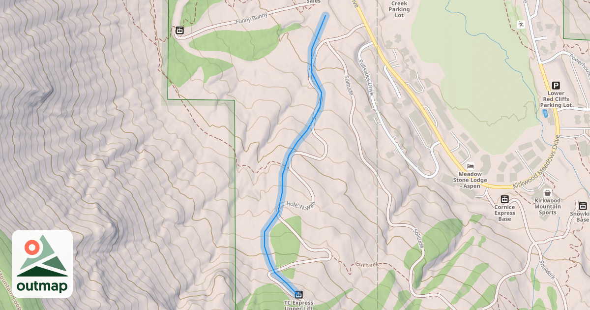 Map of Freee 'N' Easy