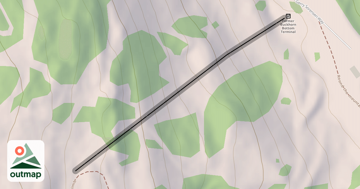Map of Buckhorn