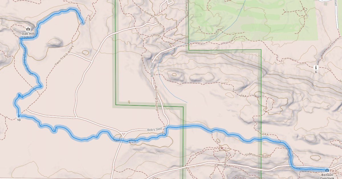 Map preview of Rough Rock Ridge