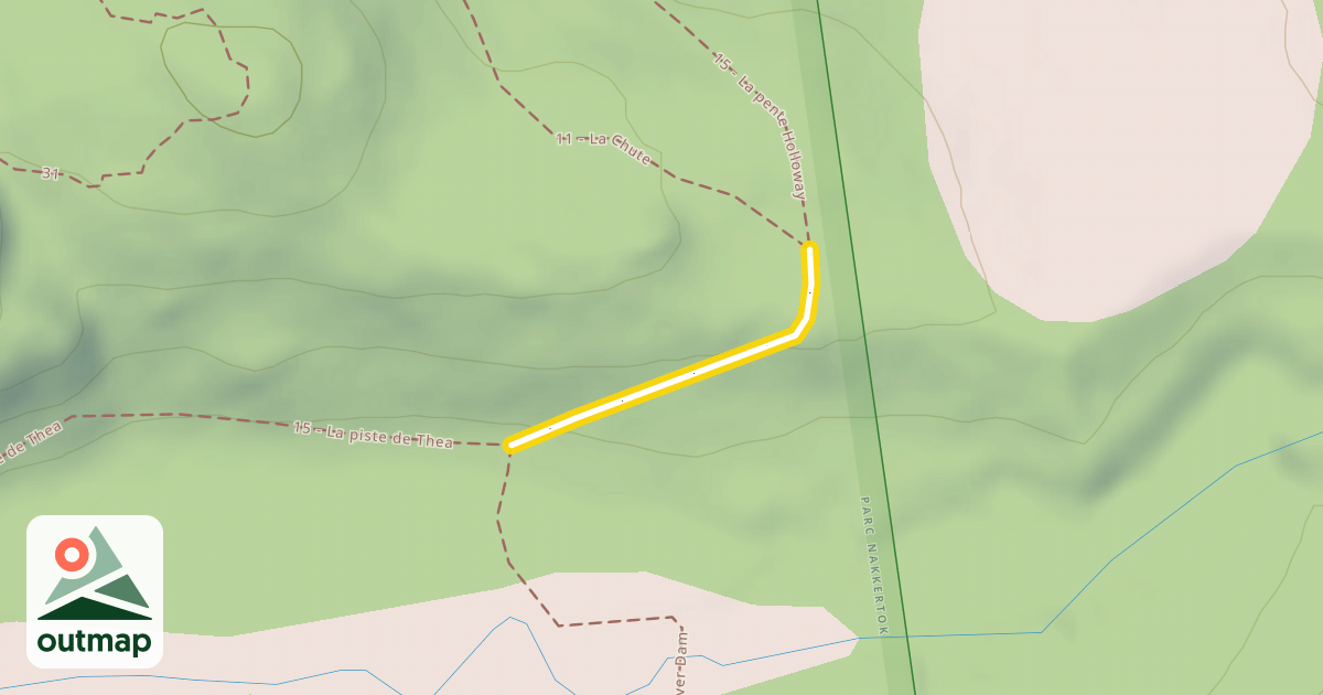 Map of 15 - La piste de Thea