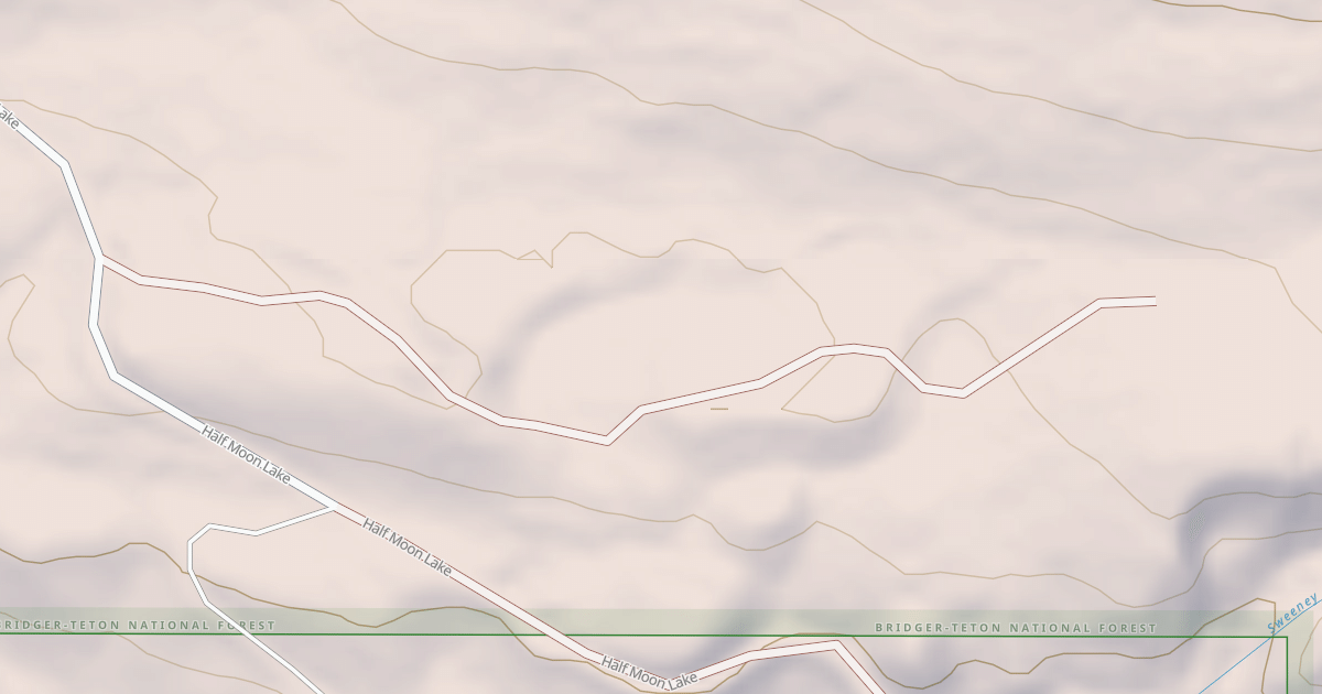 Map preview of HALF MOON LAKE