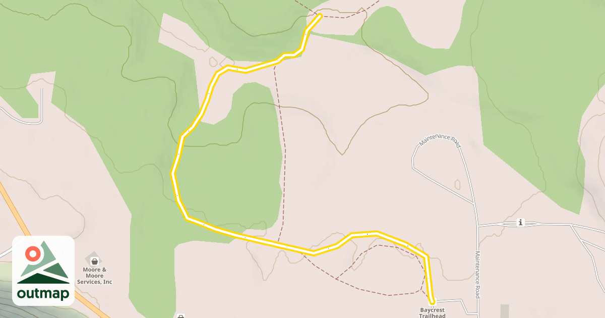 Map of Woodcutter's Trail