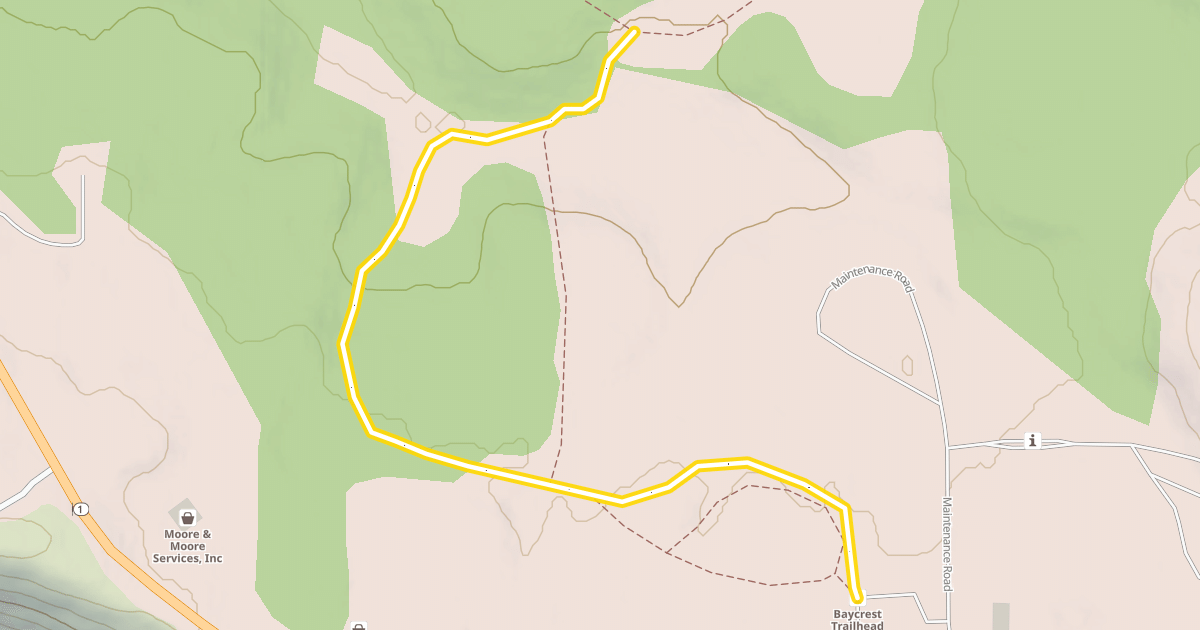 Map preview of Woodcutter's Trail