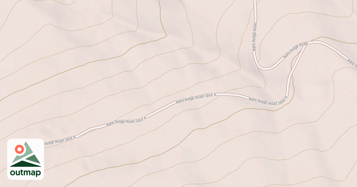 Map of BARB RIDGE SPUR A