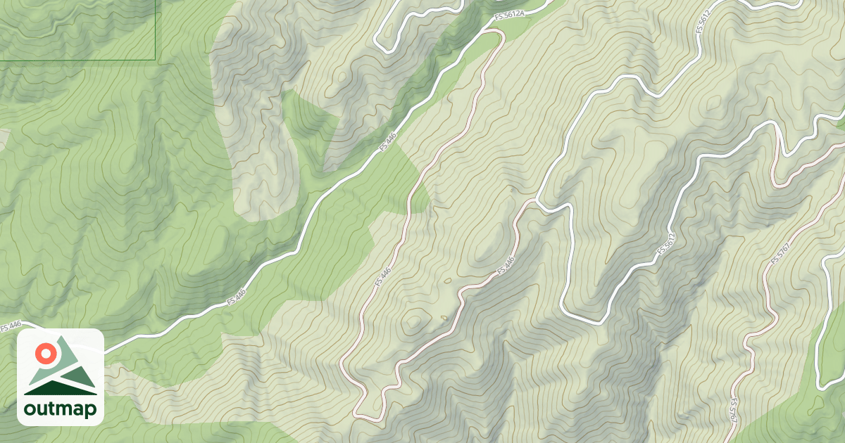 Map of (FDR) ROBBINS GULCH