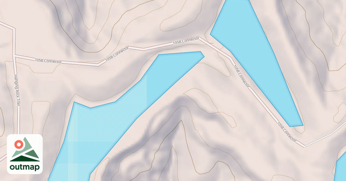 Map of 105B CONNECTOR
