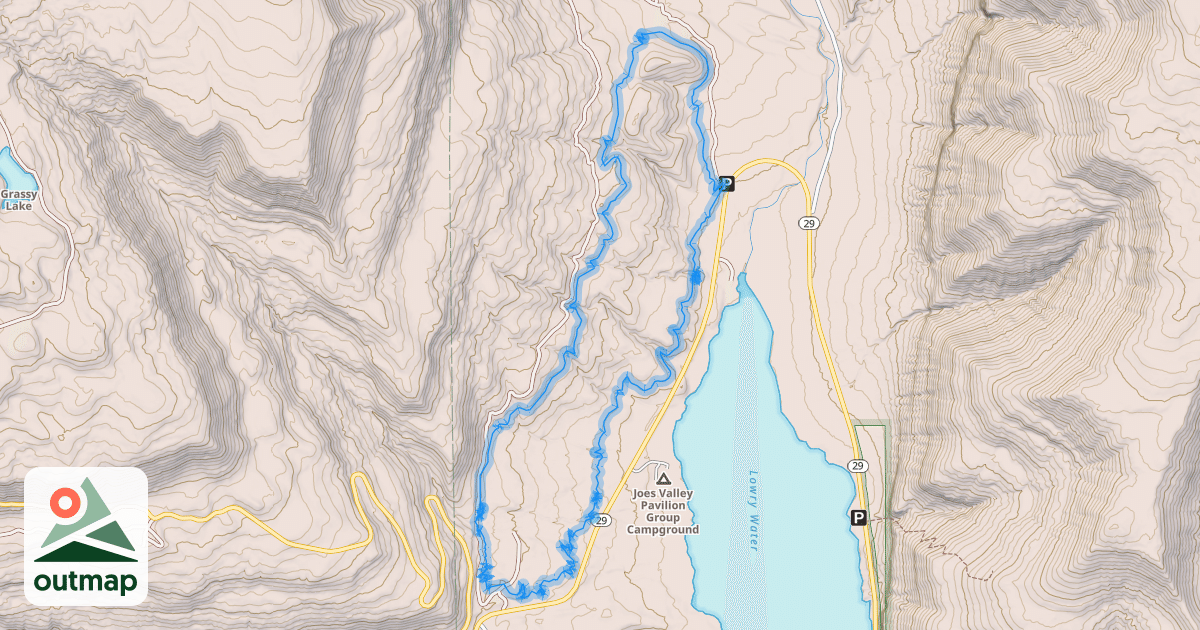 Map of Littles Creek Loop Trail
