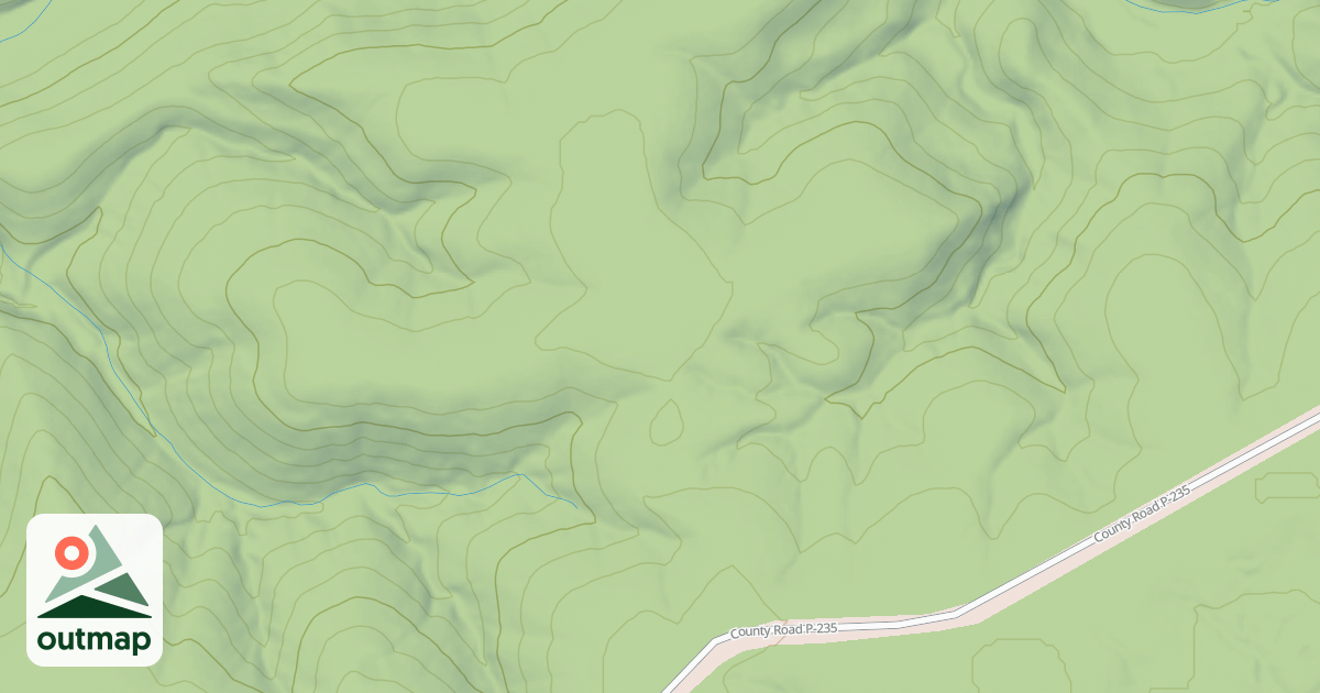 Map of BUTTON ROCK RIDGE