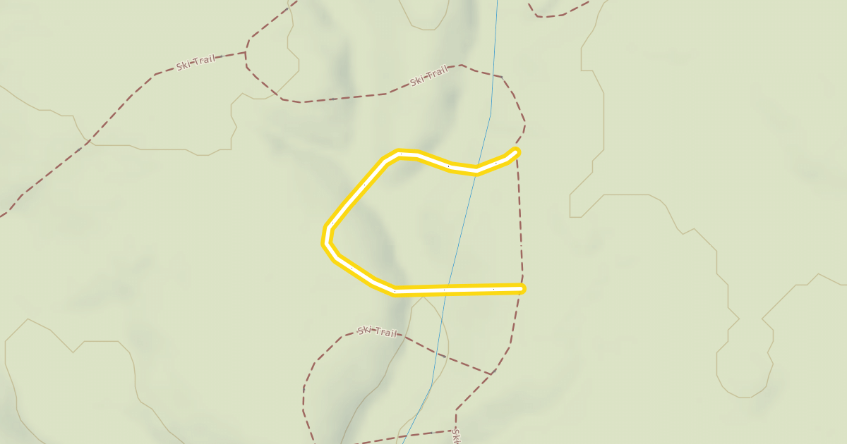 Map preview of Ski Trail