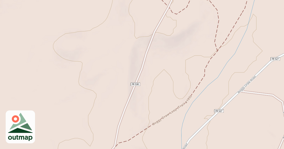 Map of Boggy Lower Loop