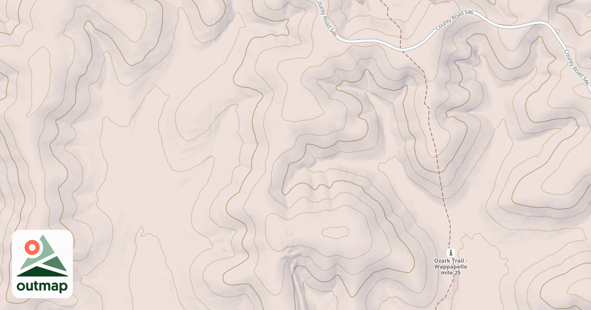 Map of FOX DEN MINE