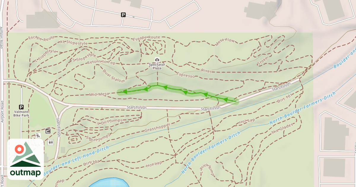 Map of Mid-Mesa