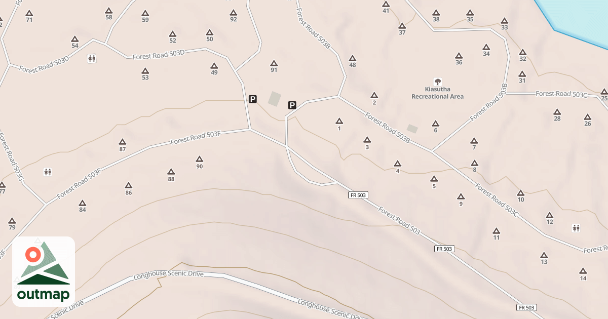 Map of KIASUTHA - A
