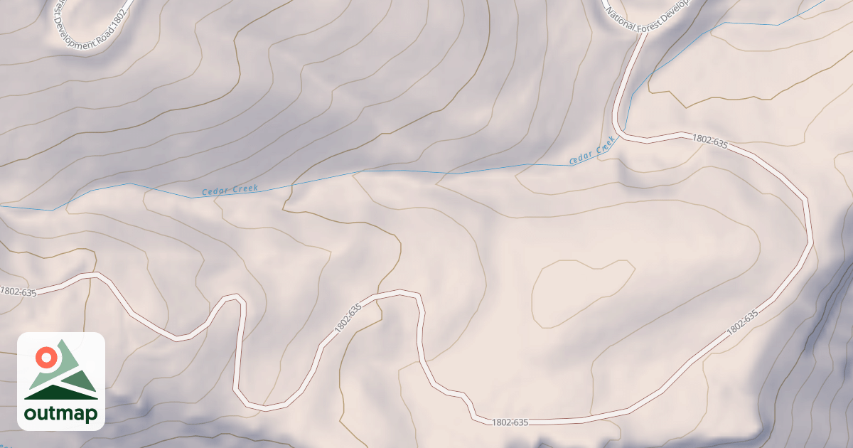 Map of USFS National Forest System Roads {EC406165-F085-4CF2-95AA-211834A51597}
