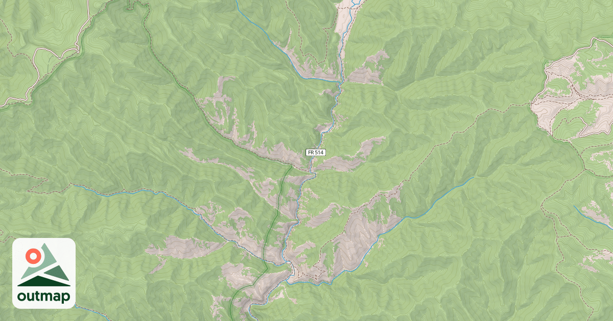 Map of Hermosa Creek