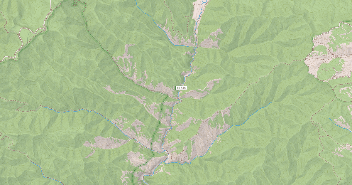 Map preview of Hermosa Creek