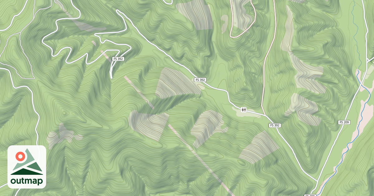 Map of Huckleberry Ohv