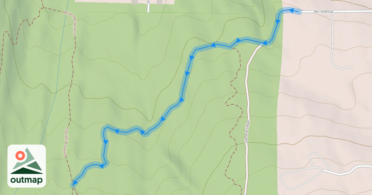 Map of Geneva Connector North