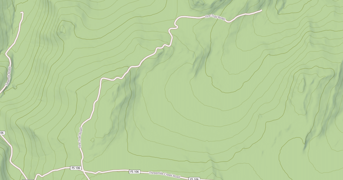 Map preview of FIRE TRAIL ROAD