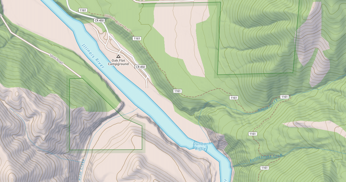Map preview of Illinois River