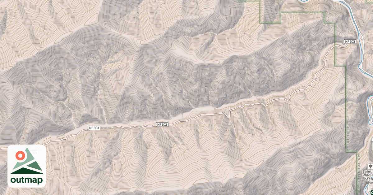 Map of BEAVER CREEK
