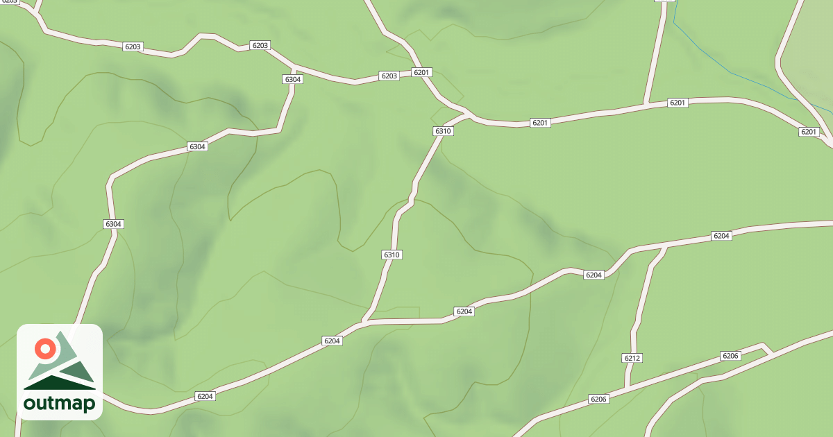 Map of USFS Motor Vehicle Use Map Trails 19030