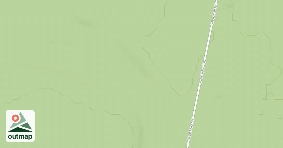 Map of FR 166H