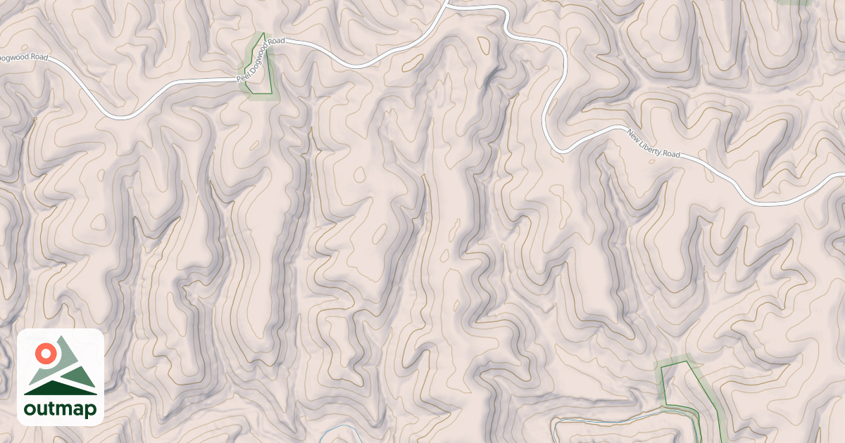 Map of LAUREL CLIFF