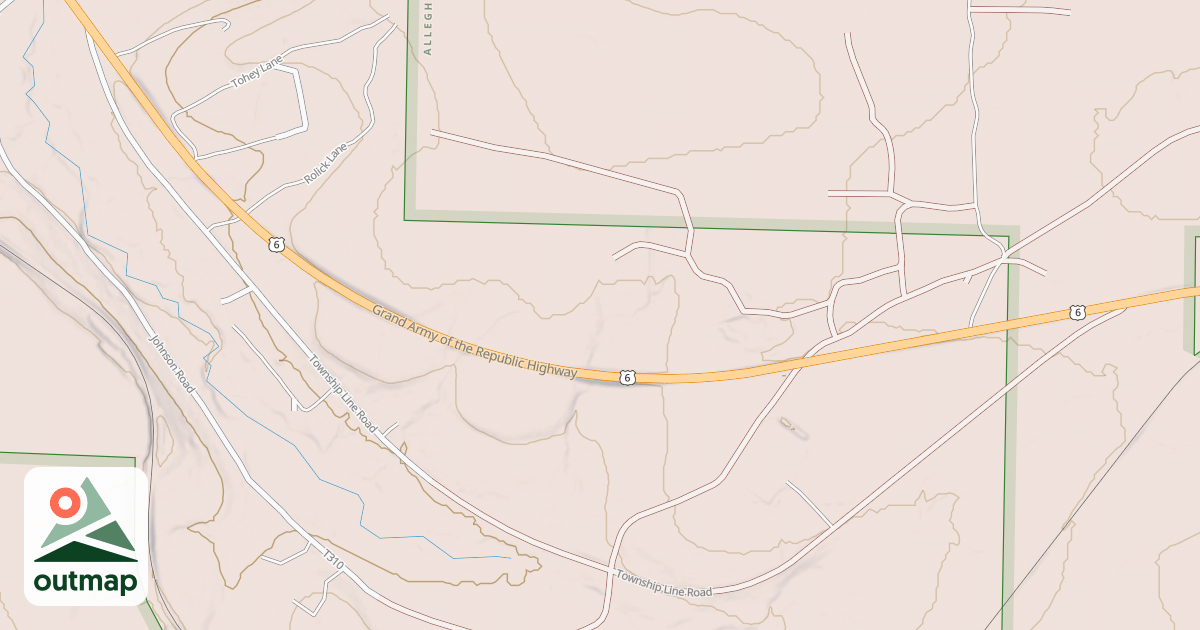 Map of Snowmobile Connector #22