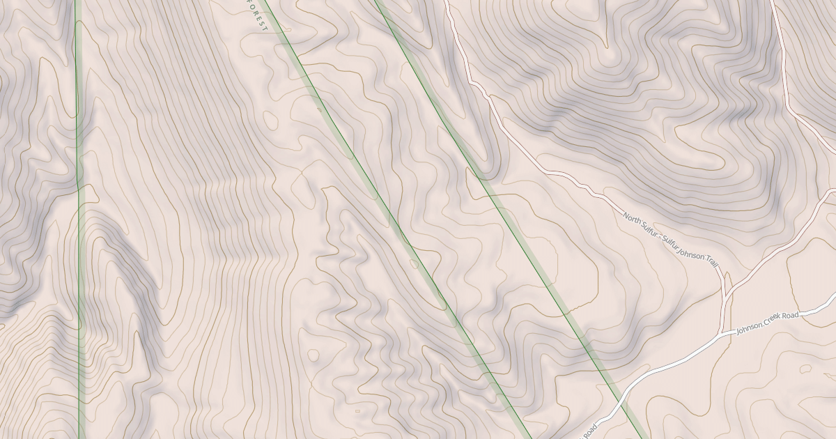Map preview of NORTH TO MIDDLE SULPHUR CANYON