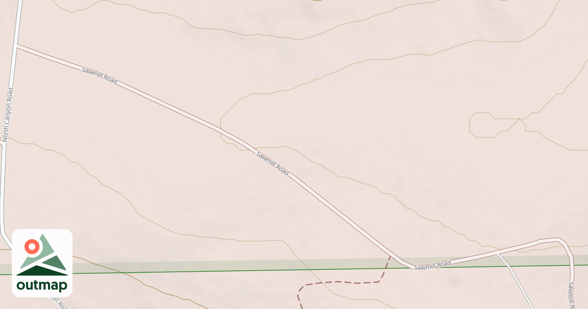Map of NORTH CANYON BOUNDARY
