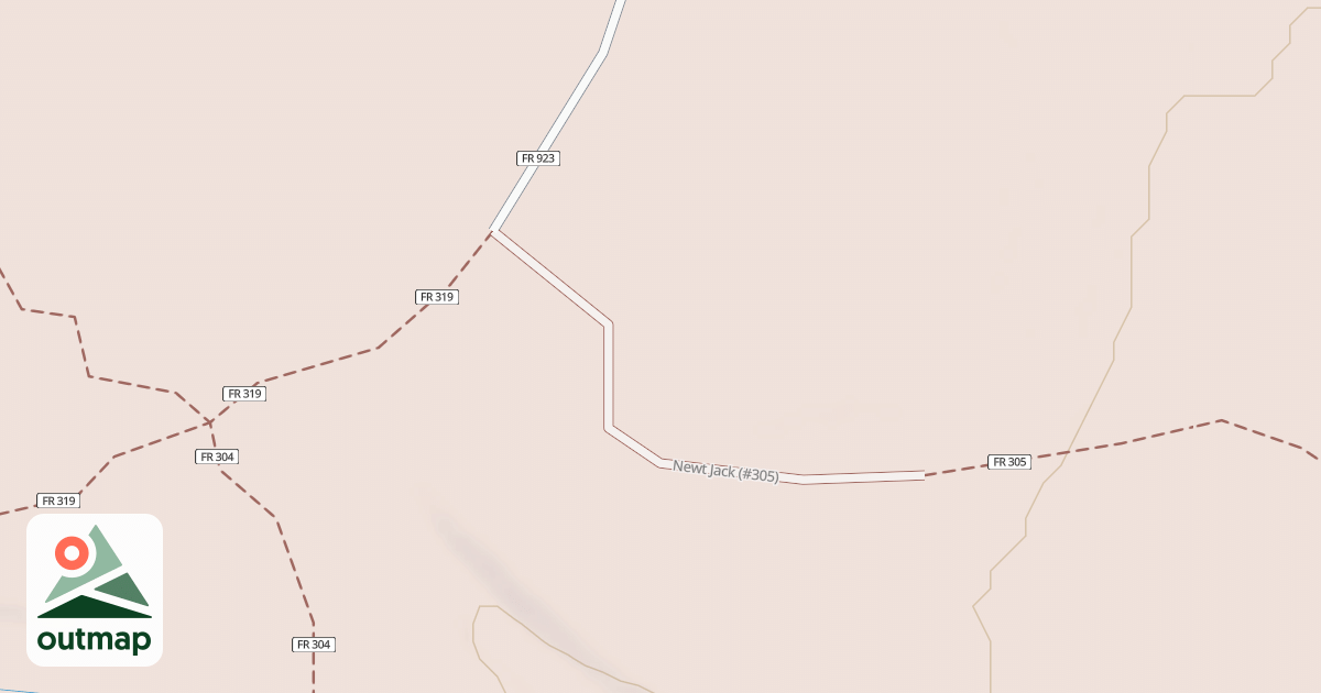 Map of NEWT JACK