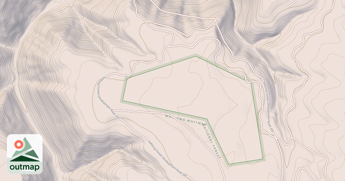 Map of N427 LAMBING CAMP