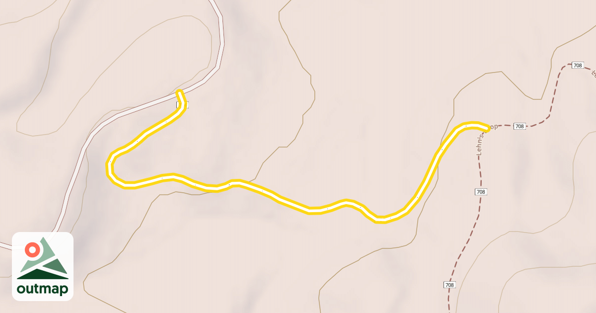 Map of Aspen Grove Trail