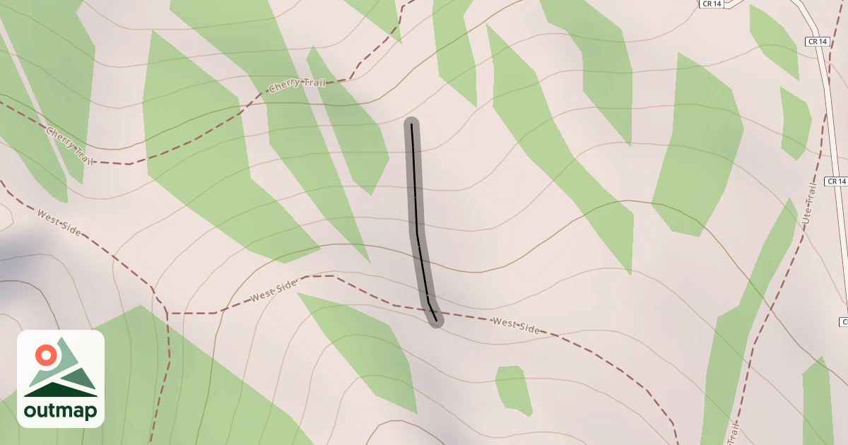Map of Dispy Headwall