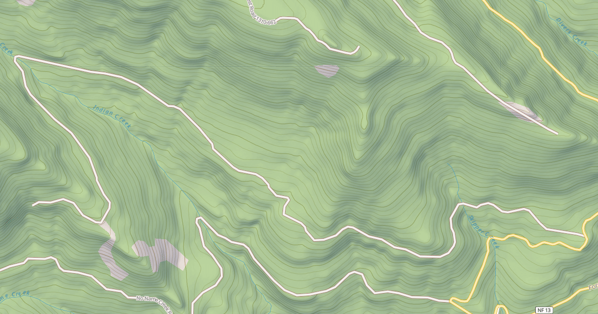 Map preview of INDIAN CREEK
