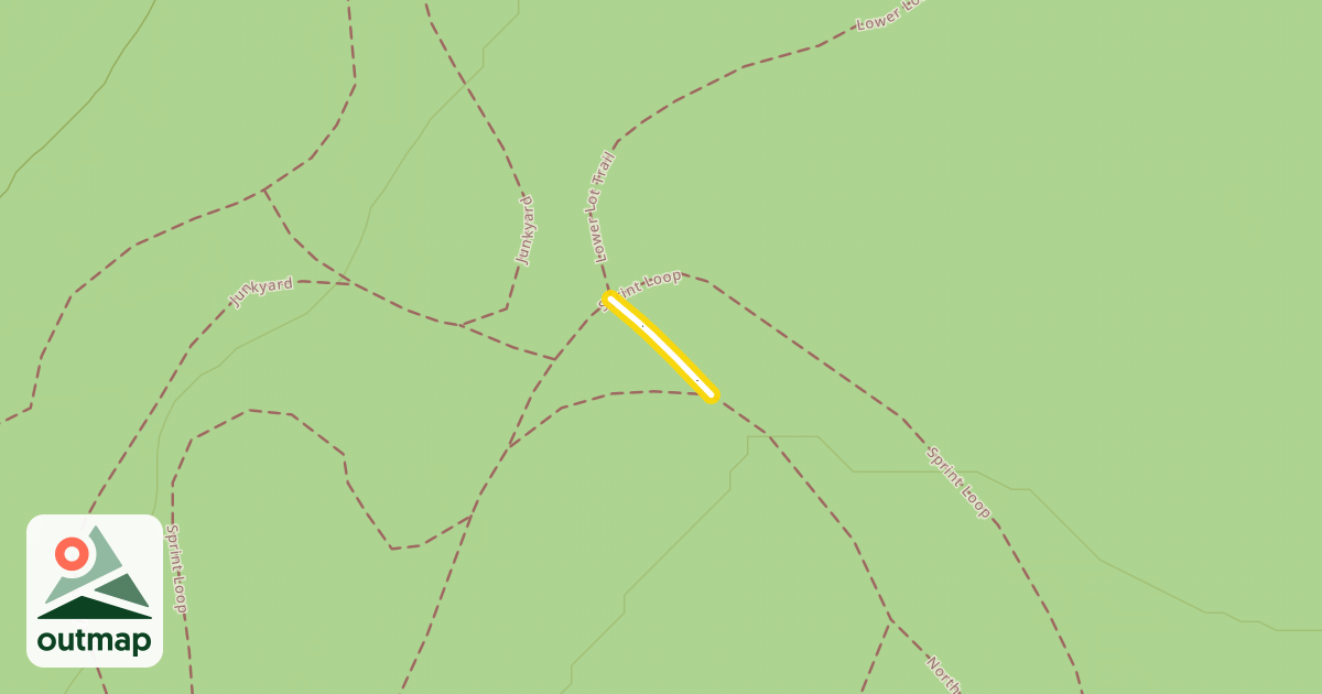 Map of Lower Lot Trail