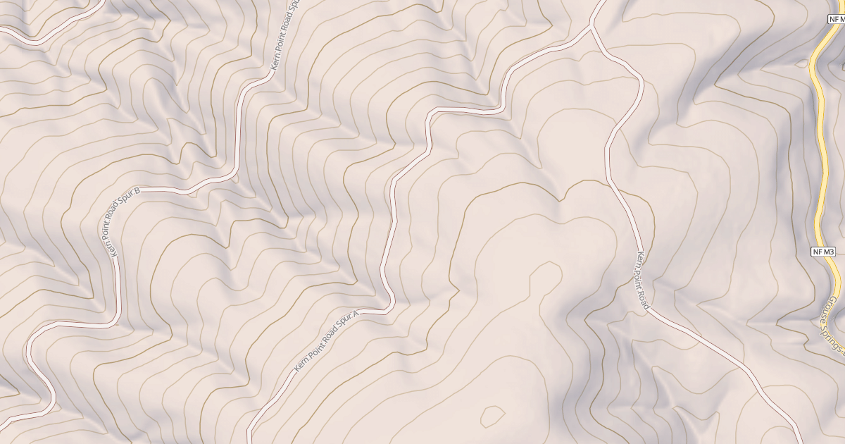 Map preview of KERN POINT SPUR A