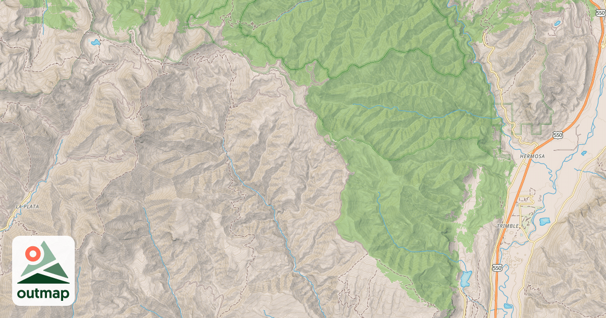 Map of JUNCTION CRK (CR 204)