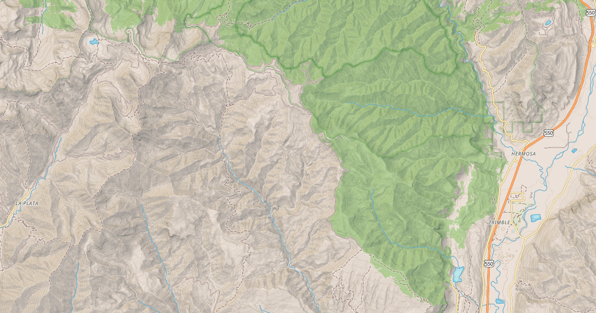 Map preview of JUNCTION CRK (CR 204)