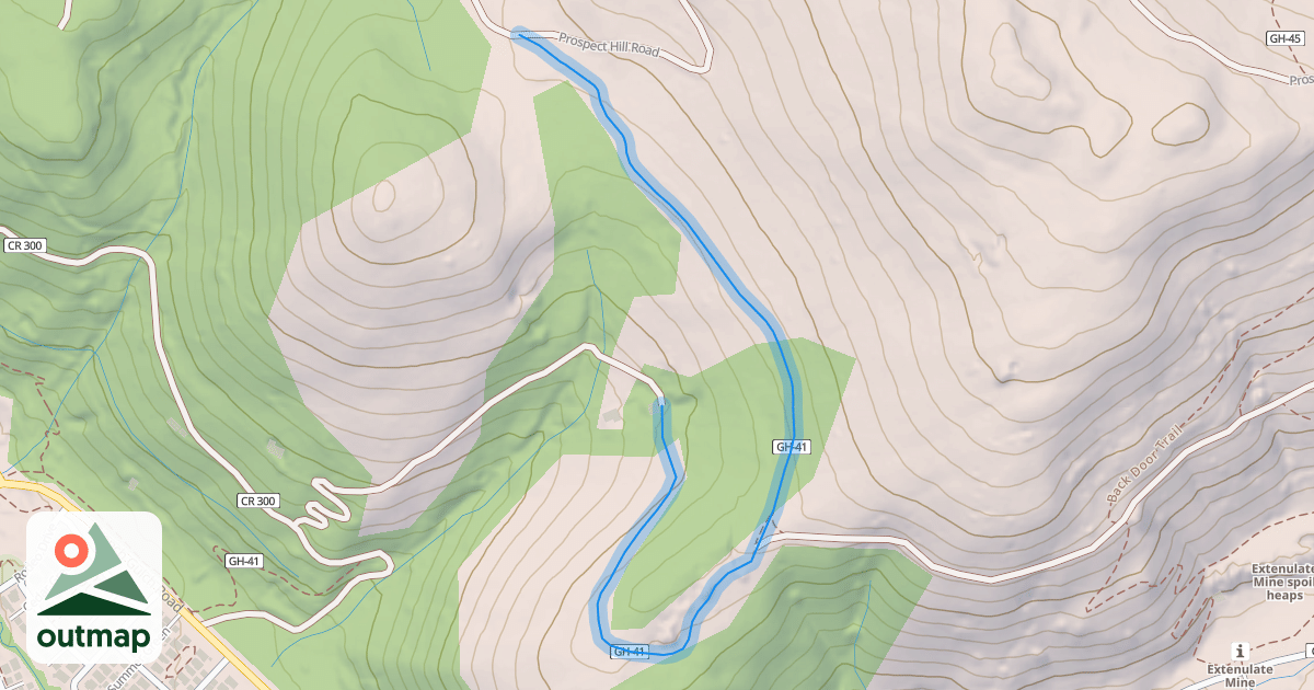 Map of Prospect Trail