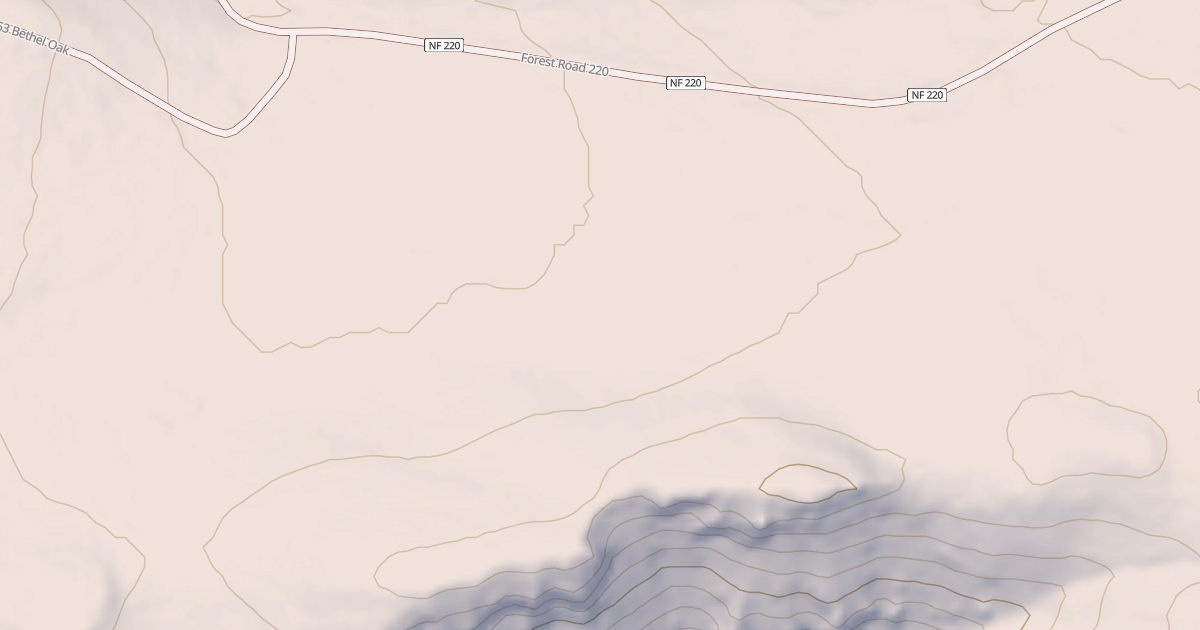 Map preview of USFS National Forest System Roads {AC383D69-B7C2-4878-8F70-4CD95FF51805}