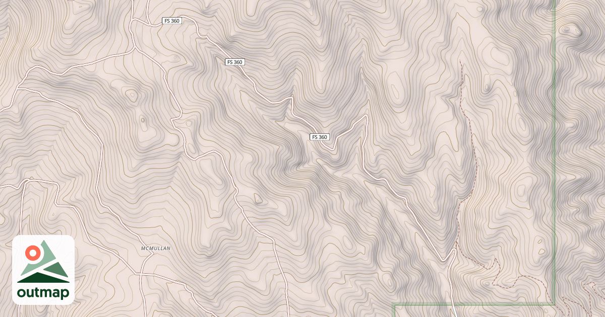 Map of INDIAN CREEK