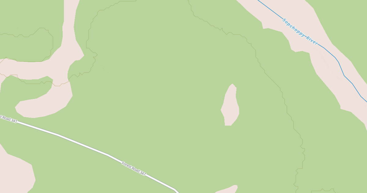 Map preview of USFS National Forest System Roads {36C63723-F5EB-4C4C-91B9-5177C9515590}